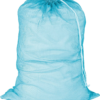 LBG-02811 Mesh Laundry Bag with Drawstring, Ocean Blue, 25-Inches L X 36-Inches H